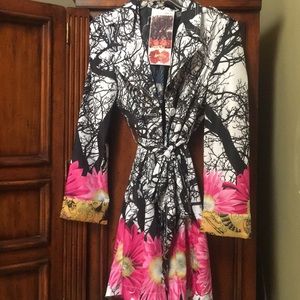 Brand new ! Desigual  light weight trench coat .